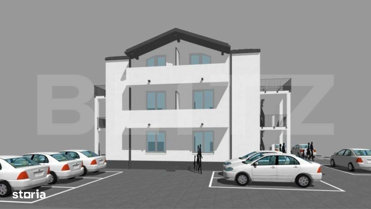 Apartament 2 camere in bloc nou, 57 mp, 2 balcoane si parcare inclusa - Imagine principală: 3/5