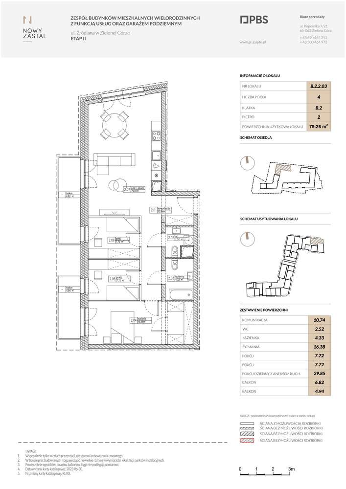 Nowy Zastal | mieszkanie 4-pok. | B.2.2.03 - Pełny obrazek: 2/7