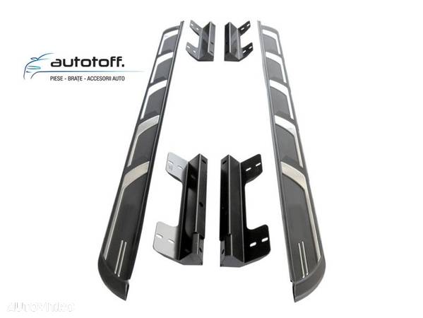 Praguri laterale Audi Q7 4M (2015+) trepte aluminiu NEW - 4