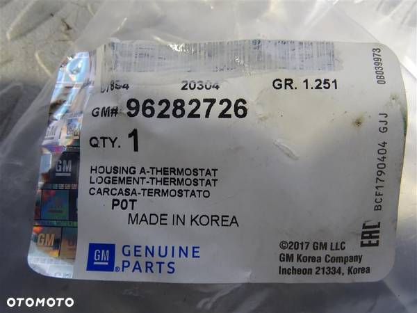 Termostat Obudowa Aveo LACETTI KALOS 1.2-1.8 ORYG - 6