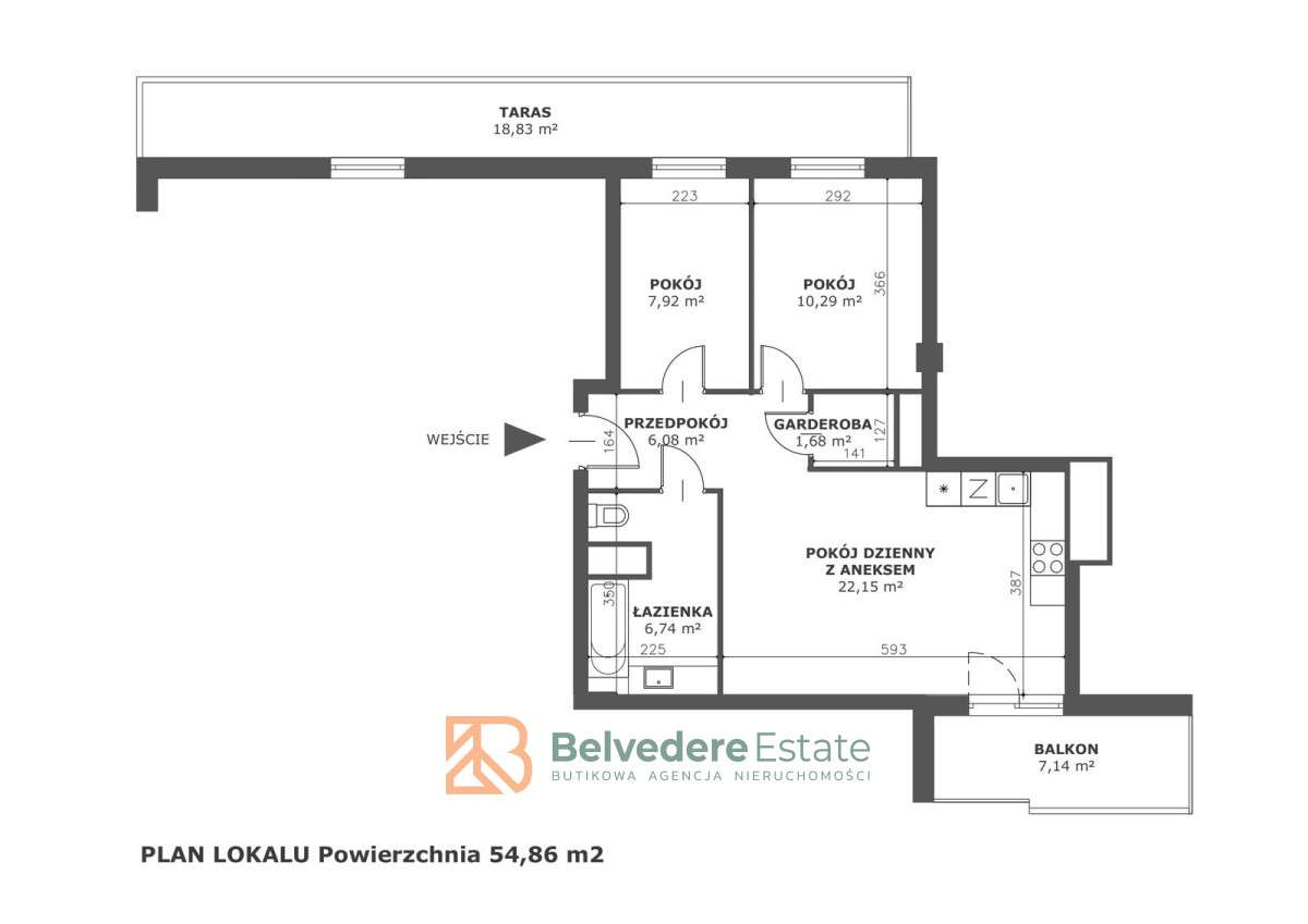 3.pok, przestronne, dwustronne, garaż, dwa balkony-18