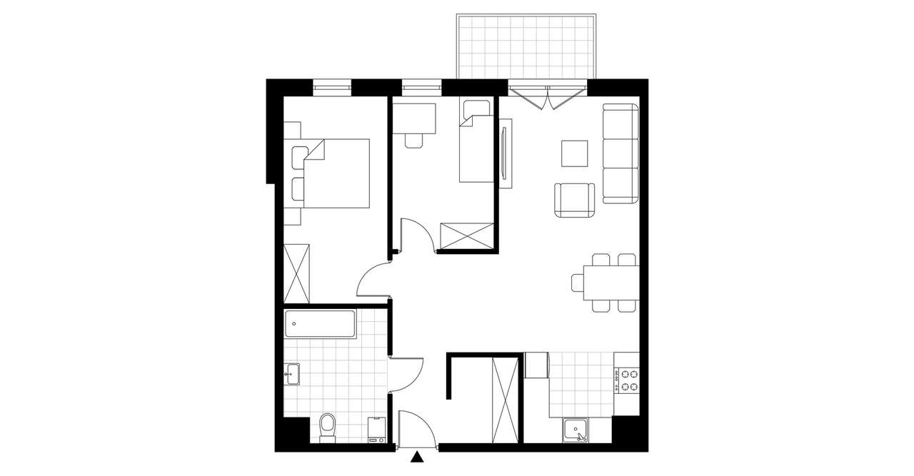 Vi² by Blockhaus  | mieszkanie 3-pok. | A_12 - Pełny obrazek: 4/9