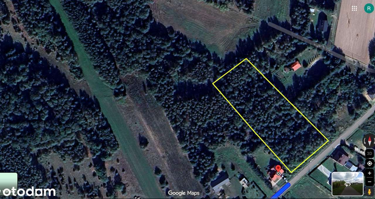Działka 7068 m² z mediami w cichej okolicy - Pełny obrazek: 2/8