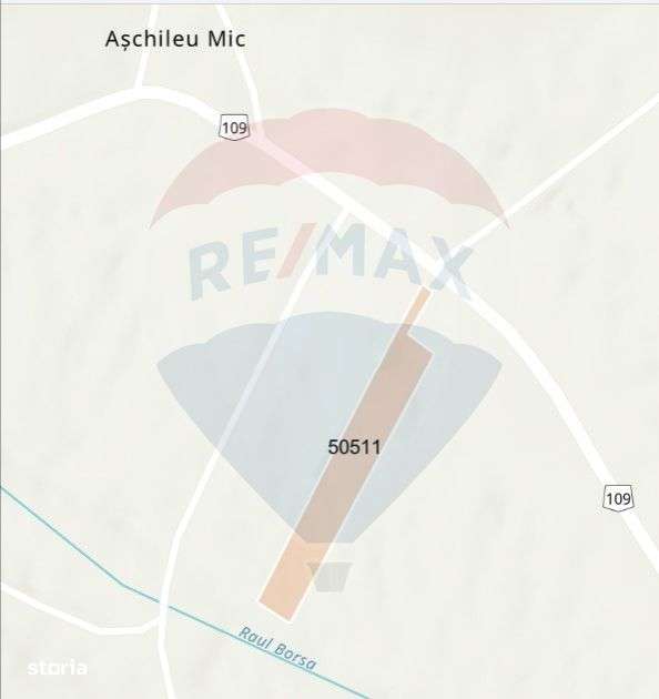 Teren 3200 mp I intravilan I Certificat Urbanism I Aschileu Mic - Imagine principală: 3/10