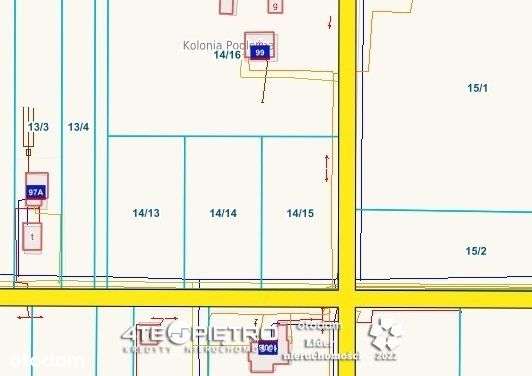 Działka budowlana, Jastków, 1800m2, media - Pełny obrazek: 3/3