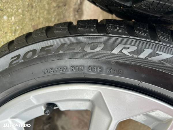 Jante audi A3 A4 A5 A6 modelul nou cu cauc noi 205/50R17 de iarna Pirelli dot 2020 - 10