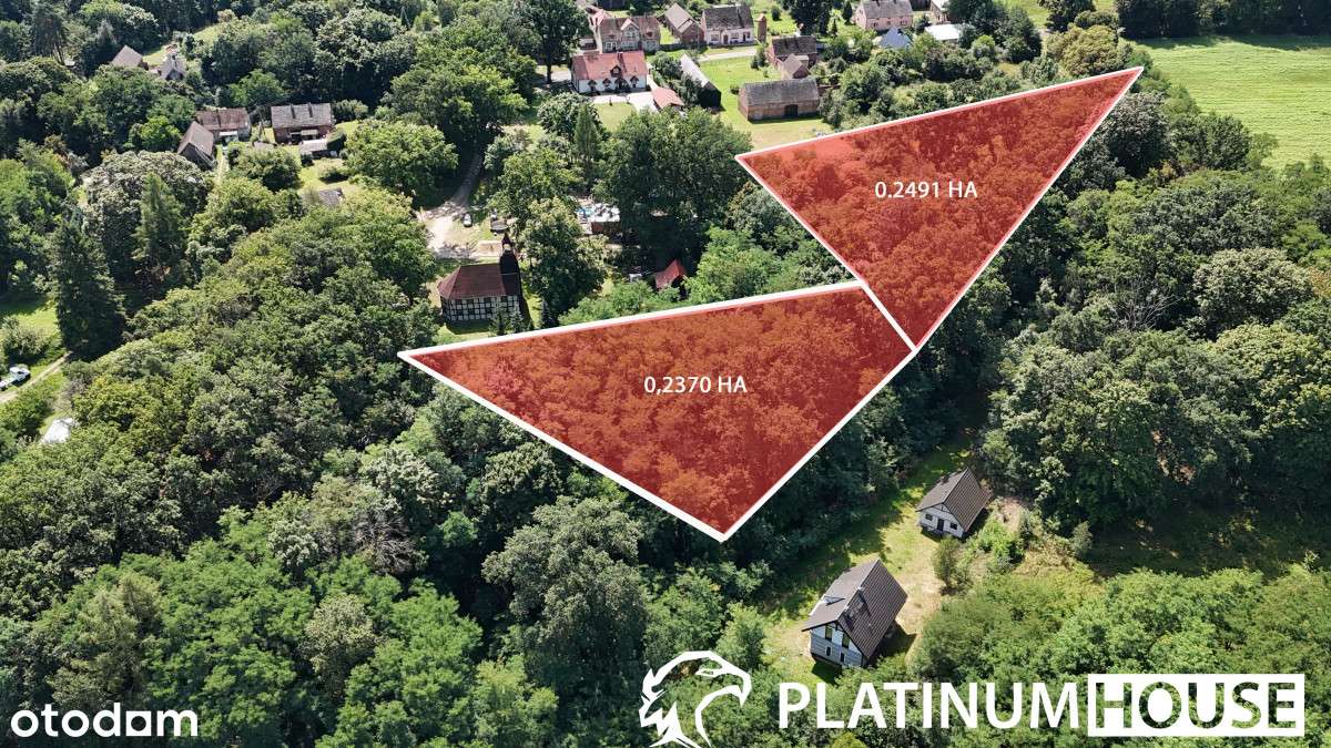 Malowniczo położone działki - Pełny obrazek: 1/2