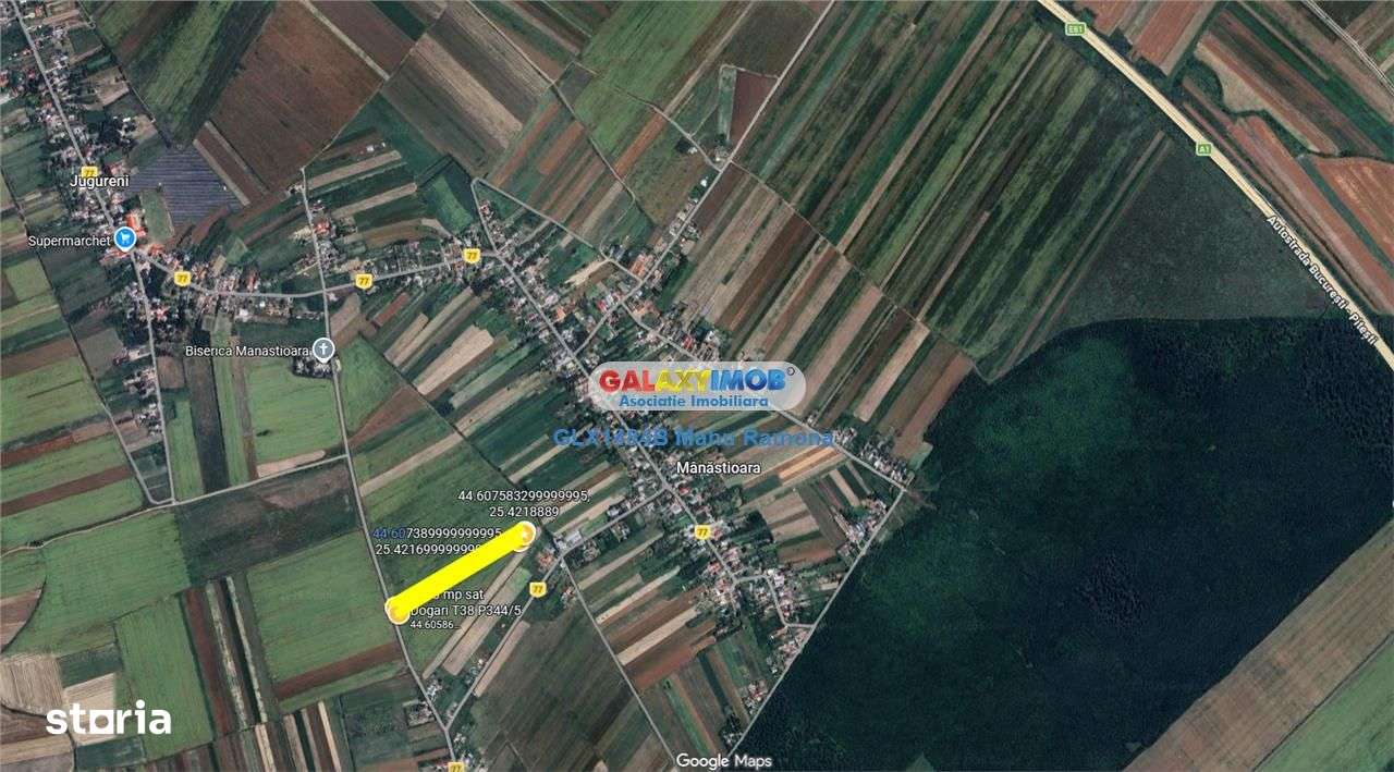 Teren agricol intravilan Uliesti, sat Dogari, apropiere Autostrada A1-0