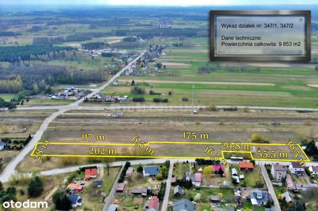 Przestronna działka w Pasiekach-1