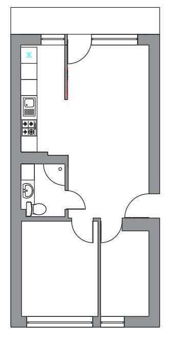 Mława, 3pok., balkon, po generalnym remoncie - Pełny obrazek: 4/14