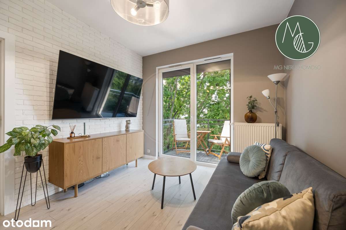 Super 2 pokoje, widok na zieleń, balkon, parking-1