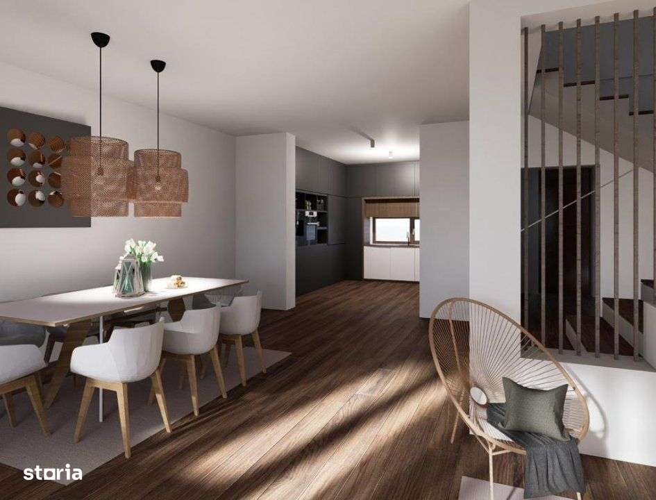 Casa cuplata, 6 camere, 260 mp utili, 300 teren, Buna Ziua - Imagine principală: 2/12