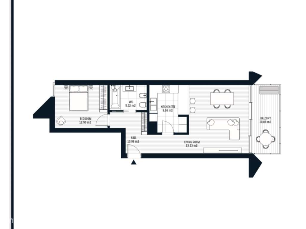 Exclusivo T1 no Prestigiado Condomínio Bayline - Armação de Pêra-45
