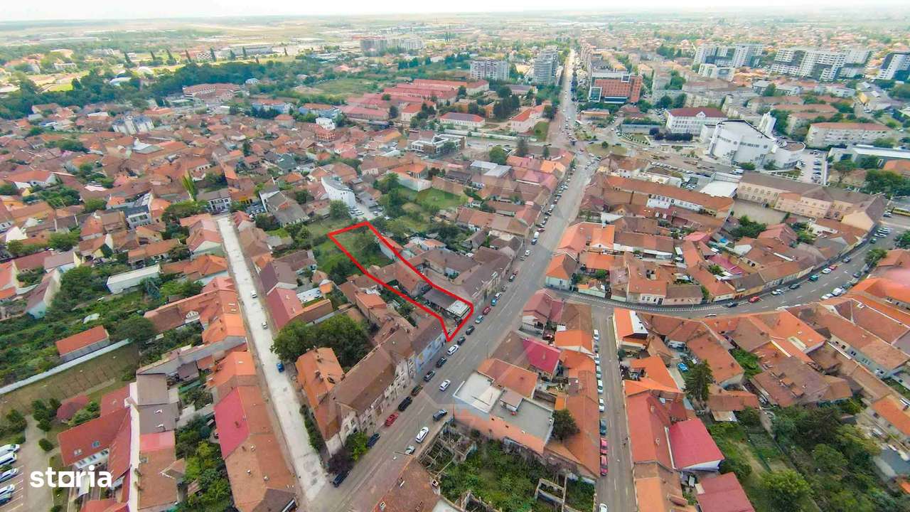 Teren 1444 mp Ultracentral Oradea, Strada Primăriei 52, front 20 m - Imagine principală: 4/10