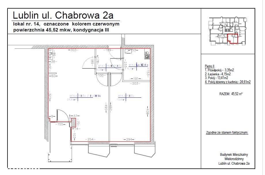 Nowe mieszkanie w inw. Rezydencja Chabrowa | B.M14 - Pełny obrazek: 2/7