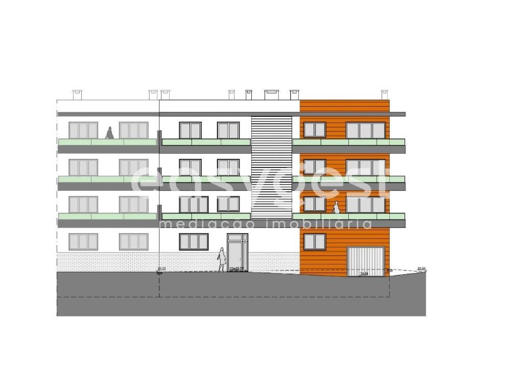 Apartamento Novo T3 D com 100,51 m2 e Garagem Box na Quin...