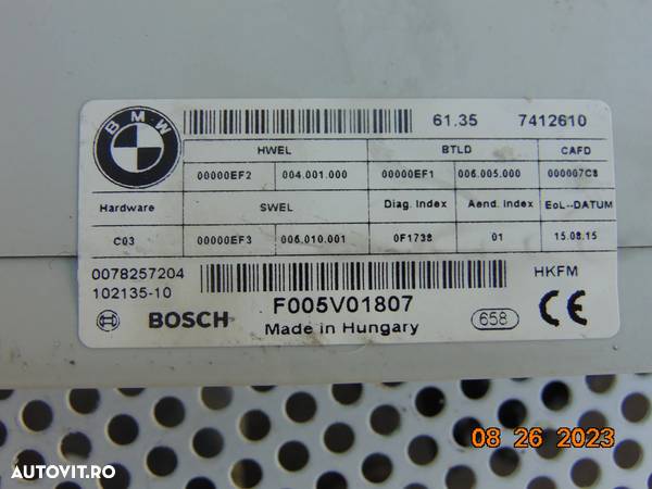 Modul soft Close BMW X1 X2 X5 f48 f49 f15 f10 f11 f02 f07 f16 x6 f25 x3 f26 f31 f36 soft close haion bmw x1 x2 x3 x4 x5 x6 cod 7412610 - 2