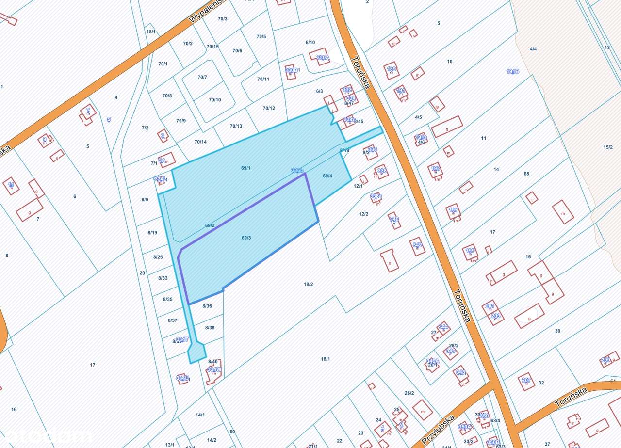 Działka z WZ na zabudowę szeregową-15
