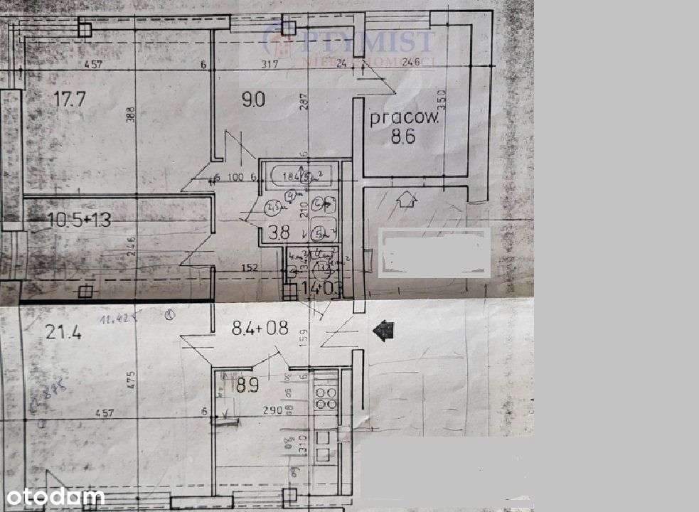 Ciche, słoneczne 91m2 na Gocławiu-6