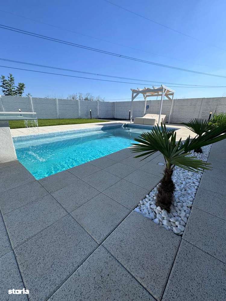 Casă P+1 cu Piscină / 5 Camere, 450 mp – De Vânzare în Comuna Berceni - Imagine principală: 4/20