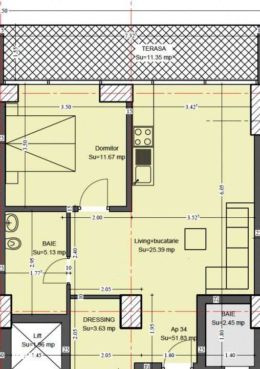 SevenPalms Olimp | Apartament cu vedere catre mare si padure langa pla - Imagine principală: 2/12