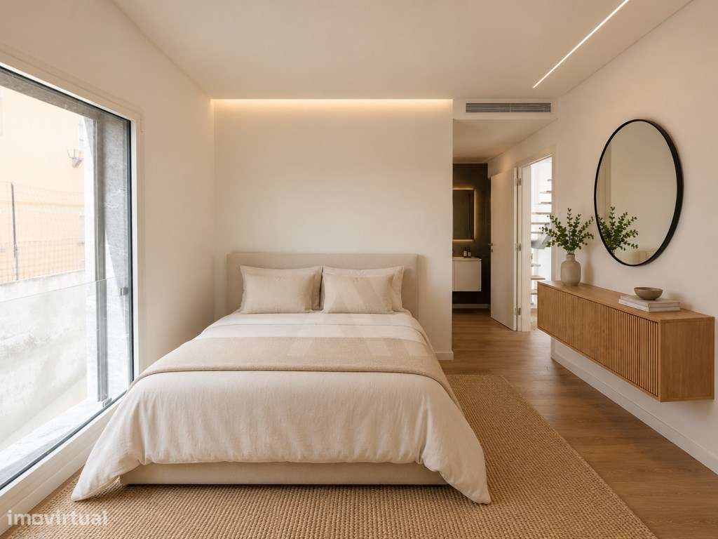 Moradia T5 na Amoreira com vista mar, piscina e jardim privativo-15