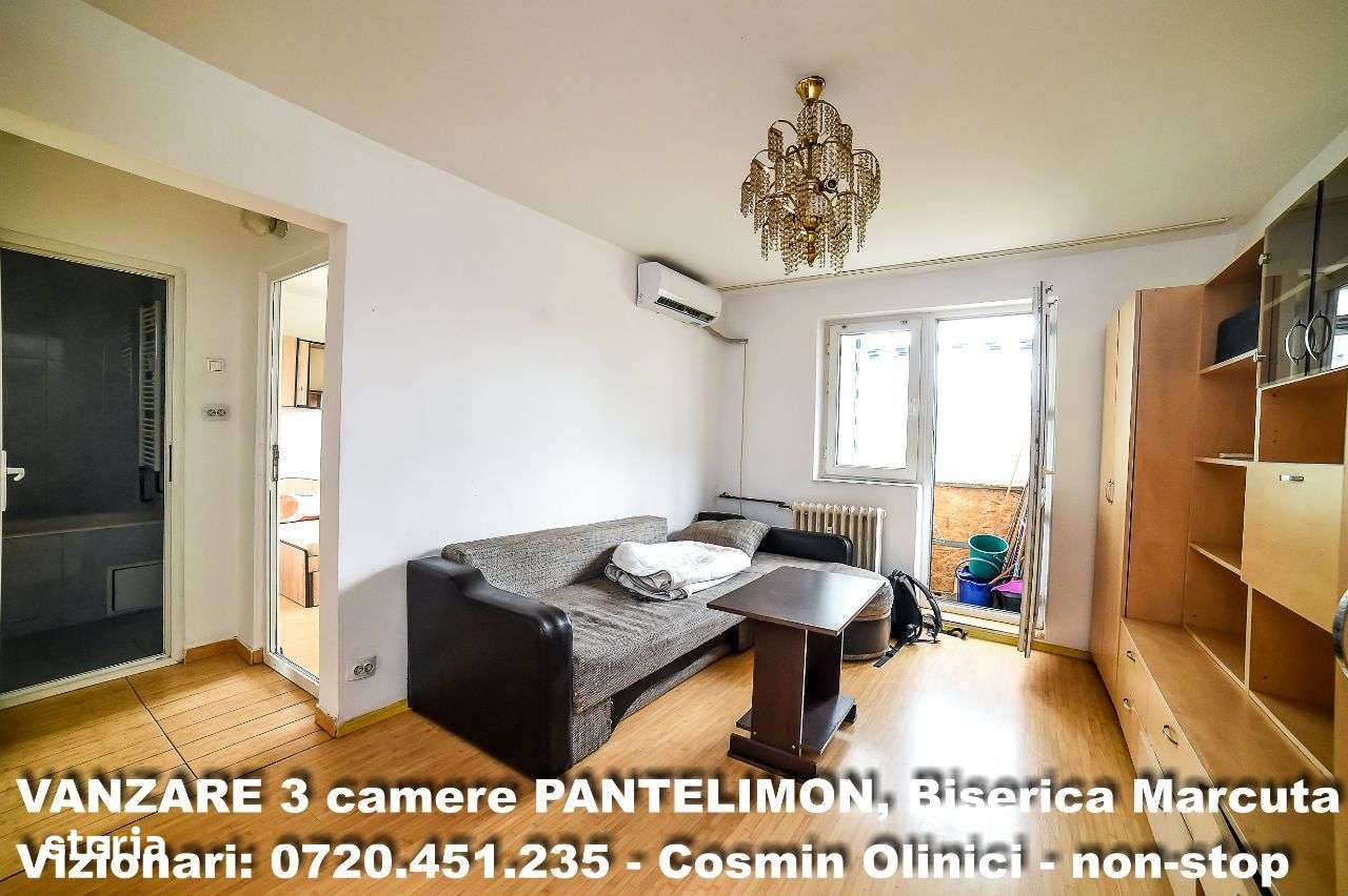 Vanzare 3 camere, 49 mp, zona Pantelimon, Biserica Marcuta - Imagine principală: 4/12
