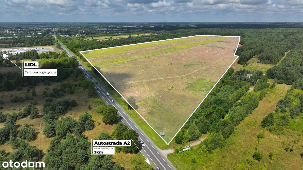 Teren inwestycyjny na sprzedaż - Kałuszyn, 38ha-3