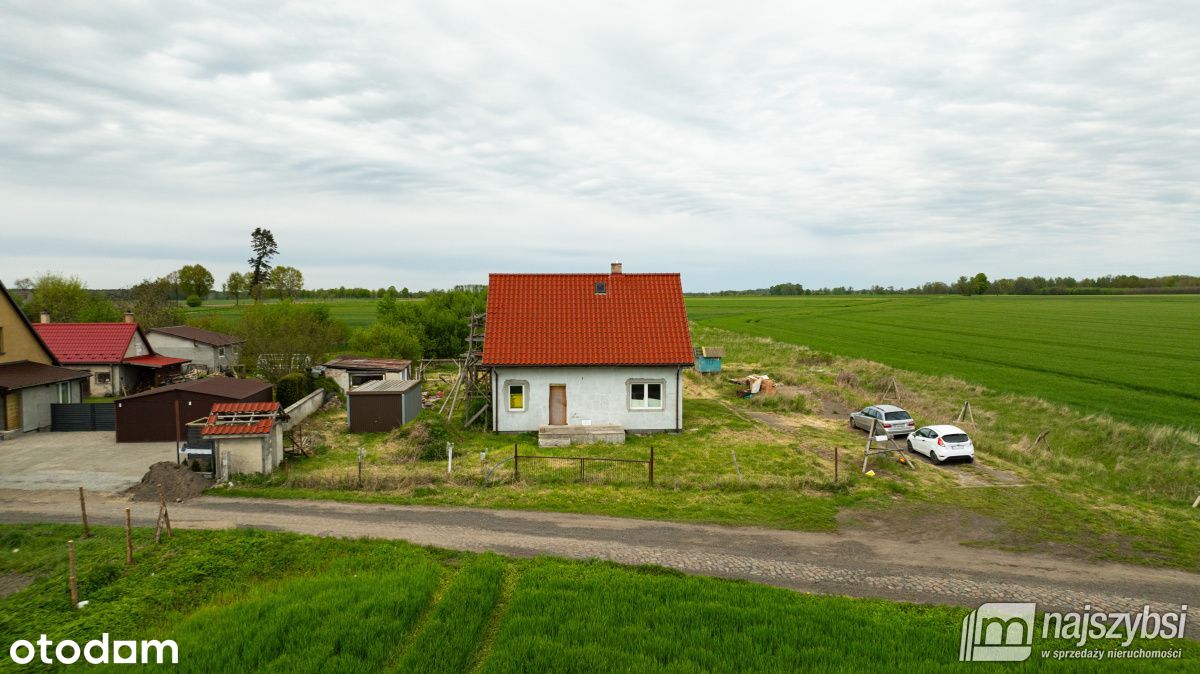 Przybiernów - dom stan surowy zamknięty ok.114 m2