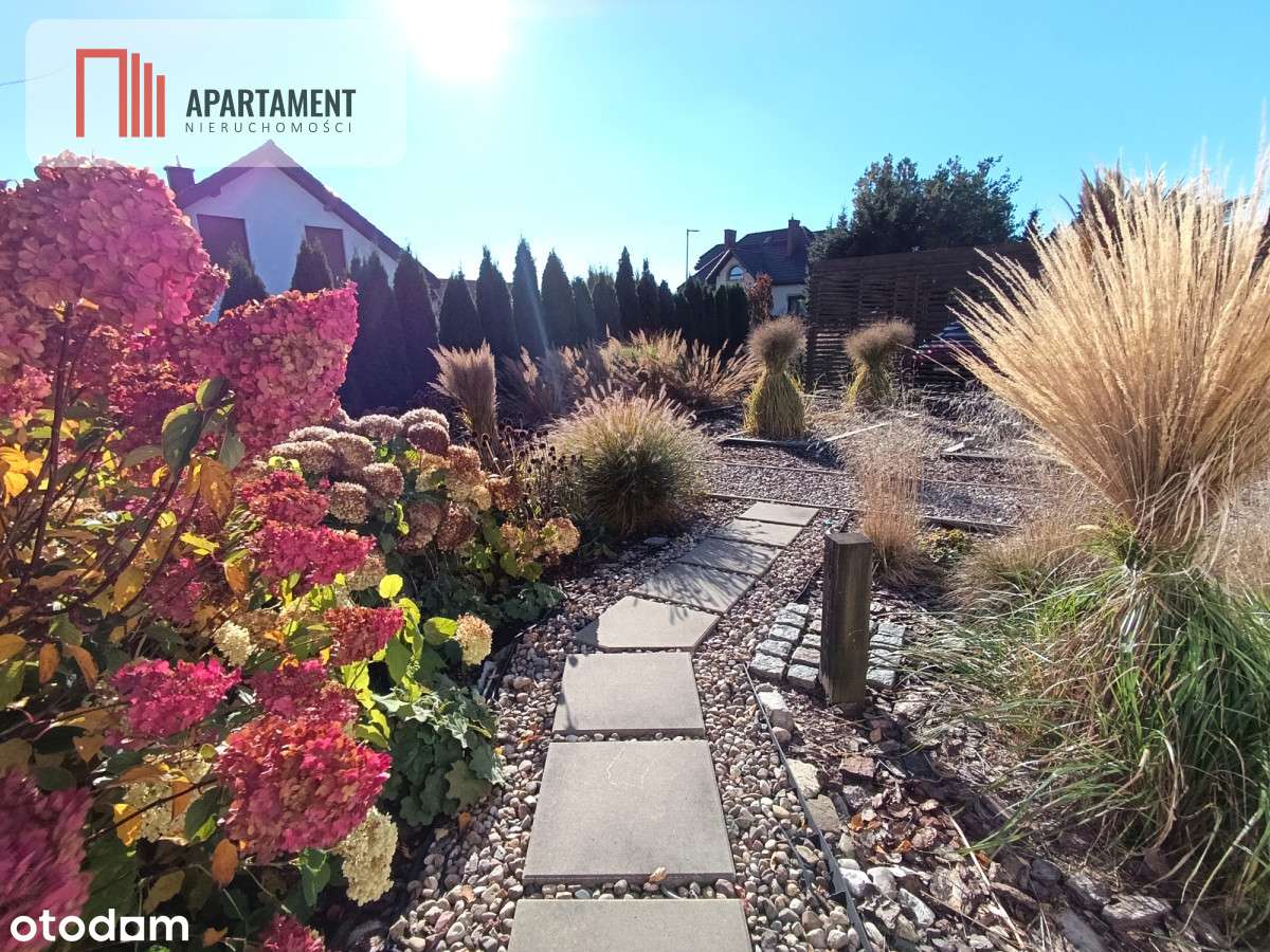 Parterowy dom, garaż, ogród, jezioro, Mazury-7