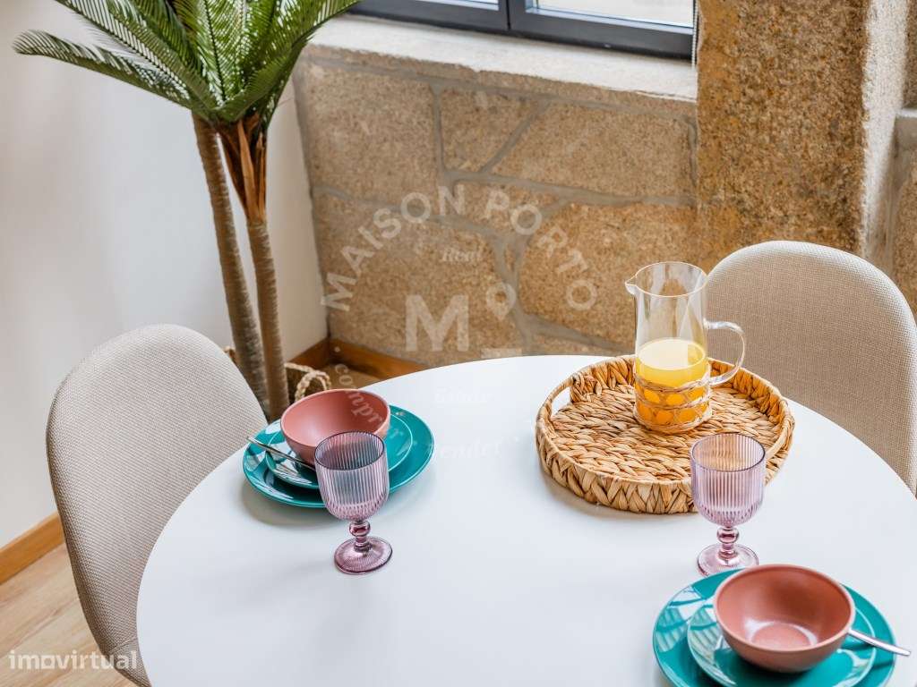 Apartamento T1 Duplex Totalmente Equipado e Mobilado no Bonfim, Porto-15