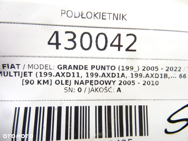 PODŁOKIETNIK FIAT GRANDE PUNTO (199_) 2005 - 2022 1.3 D Multijet (199.AXD11, 199.AXD1A, - 5