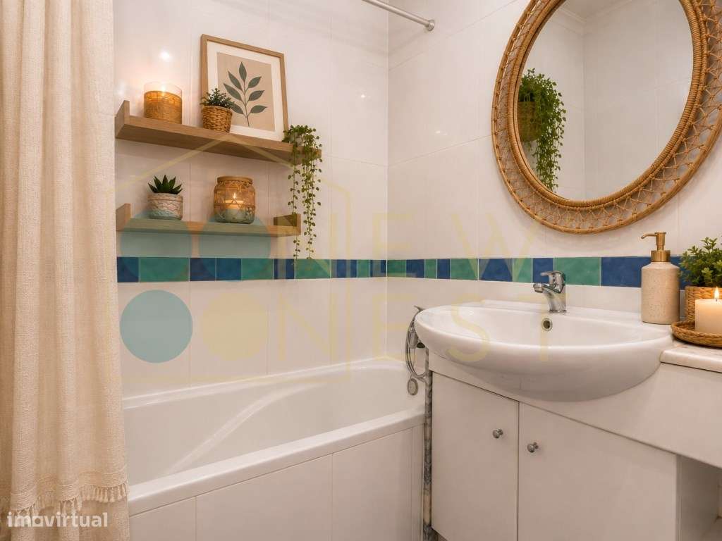 Apartamento T2 com elevador, parqueamento e arrecadação nas Manteig...-21
