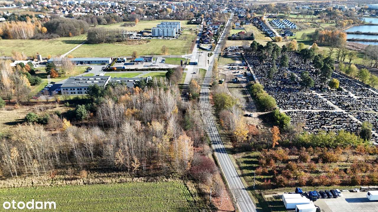 Grunt pod produkcję i usługi na wjeździe do Tarczyna, niecałe 2km odS7 - Pełny obrazek: 1/16