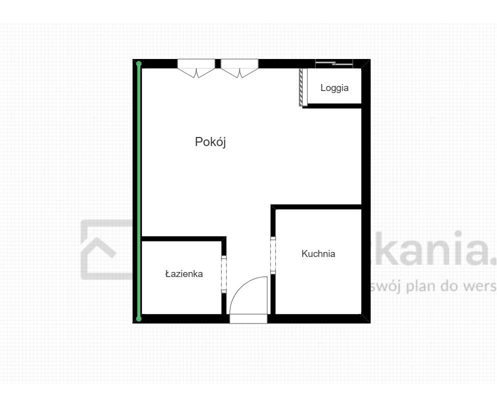 32 m2 * 1-pokojowe * Super lokalizacja * Mokotów-2