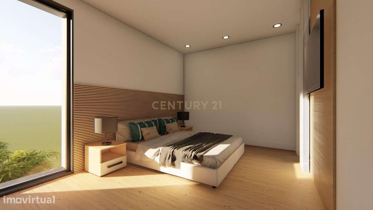 Terreno de 800 m² com Projeto Aprovado | Moradia T3 Contemporânea | Sã-18