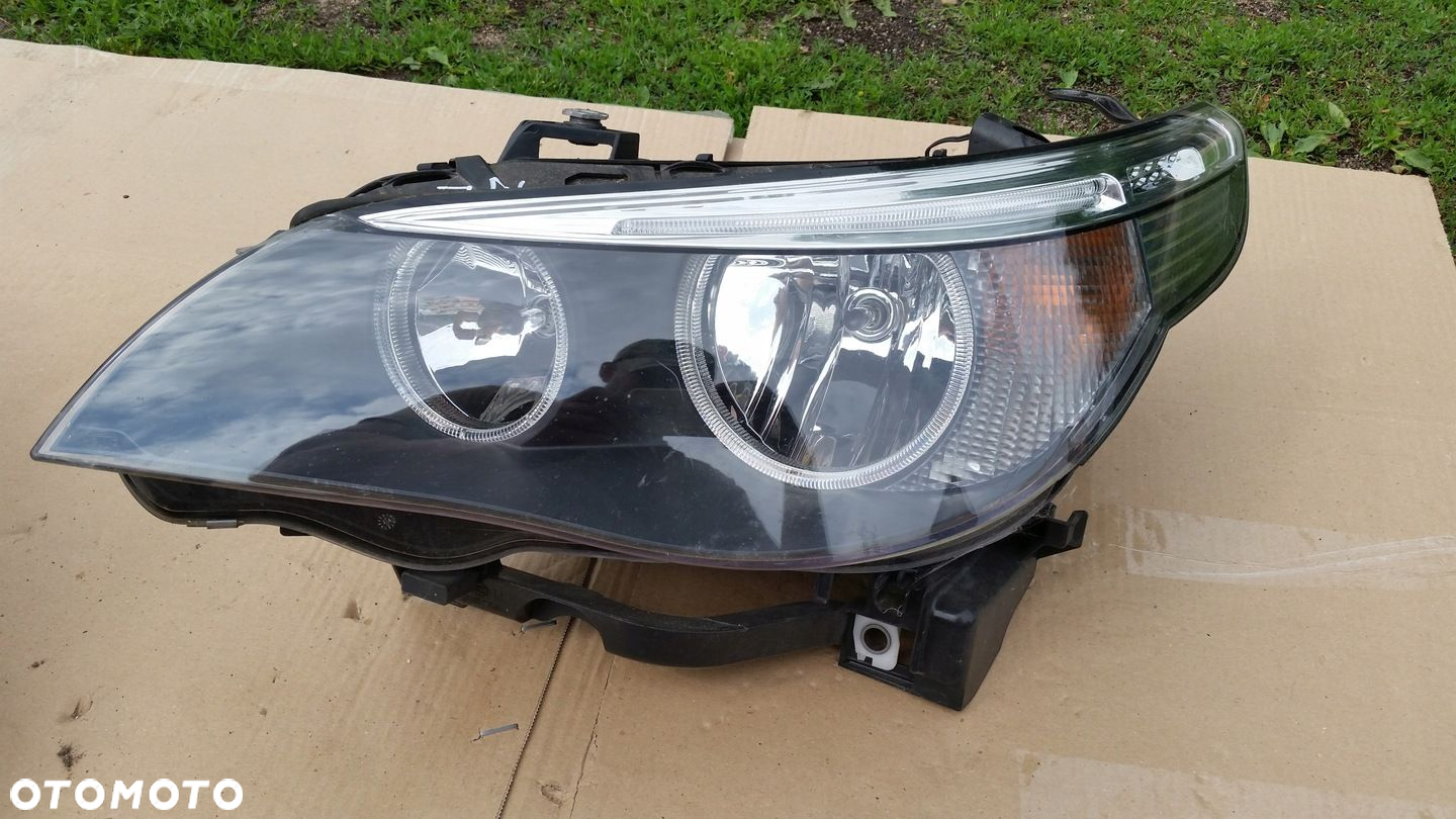 BMW 5 E60 E61 03-06 LAMPA PRZEDNIA LEWA lub PRAWA - 6