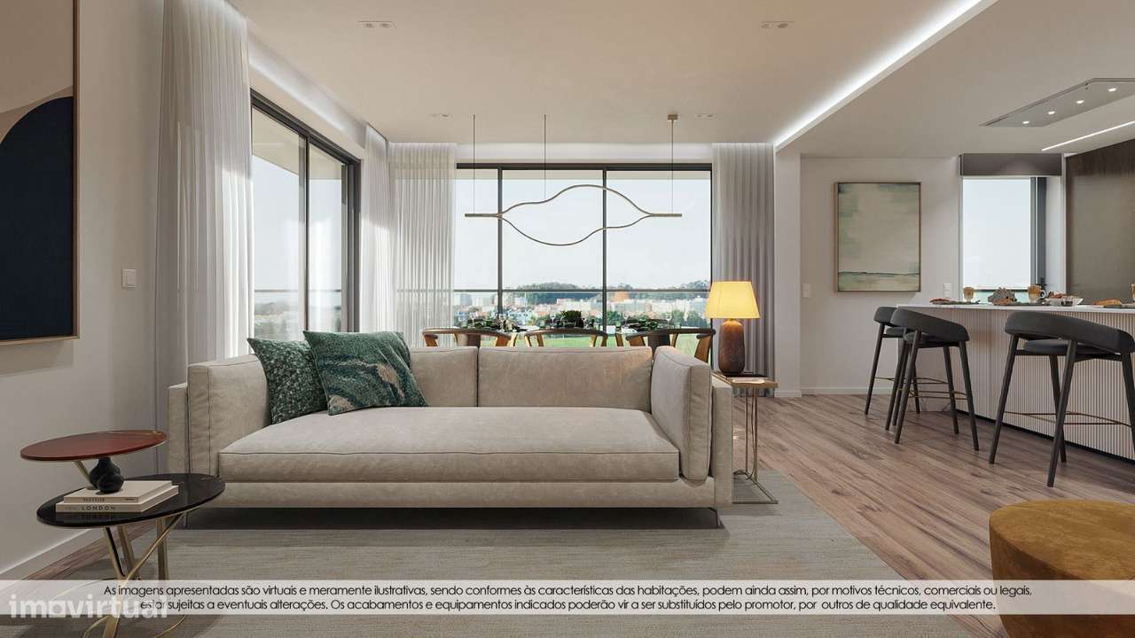 Apartamento T0 - Empreendimento Caulinos Residence - Grande imagem: 5/7