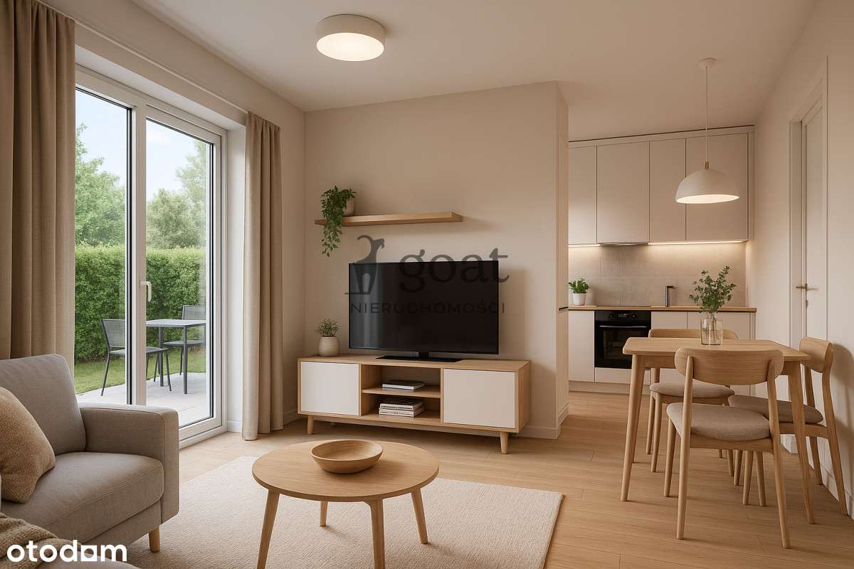 Gotowe 2 pokoje w Pruszczu Gd z ogródkiem - Pełny obrazek: 1/6