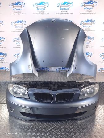 FRENTE COMPLETA BMW SERIE 1 E87 E81 PRELCI PRE-LCI CAPOT PARACHOQUES GUARDA-LAMAS OTICAS RADIADOR VENTILADOR FRENTE FIBRA REFORÇO - 1