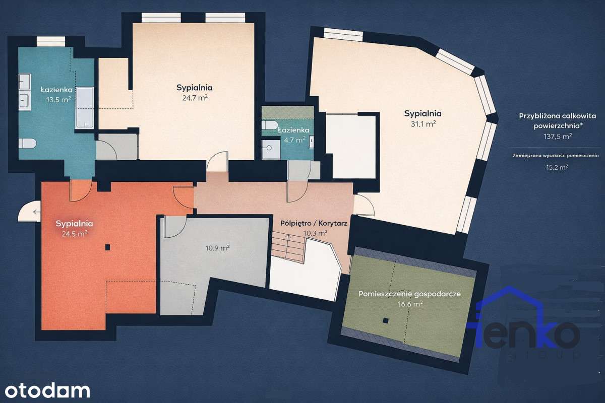 Dwupoziomowy apartament w unikalnej kamienicy-8