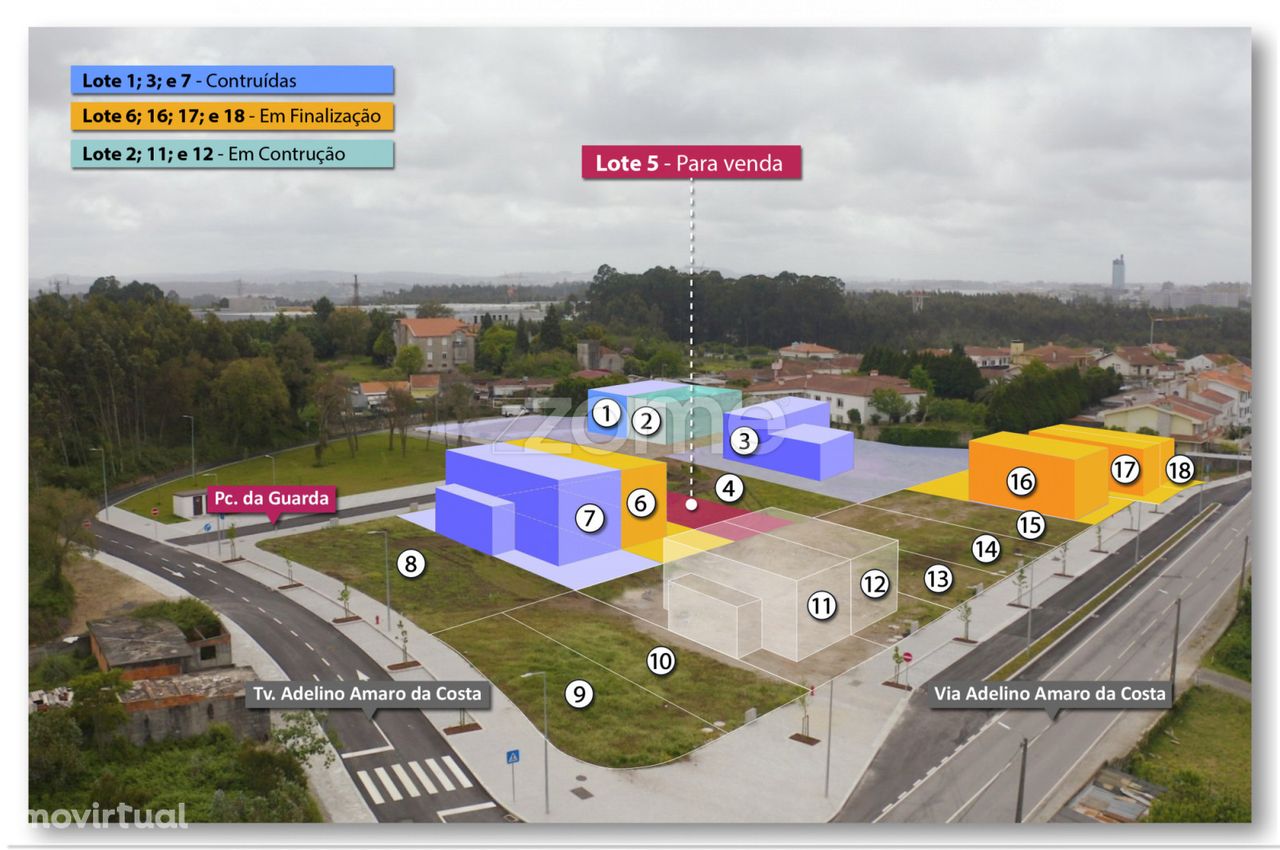 Terreno para construção de moradia, Maia.