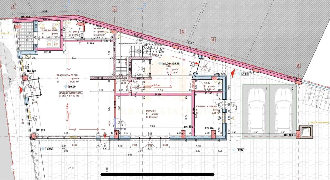 Vanzare spatiu comercial, 96 mp, zona Centrala - Imagine principală: 5/5