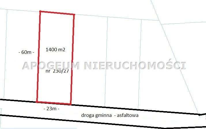 Atrakcyjna działka 1400m2 Baciuty Kolonia.-5