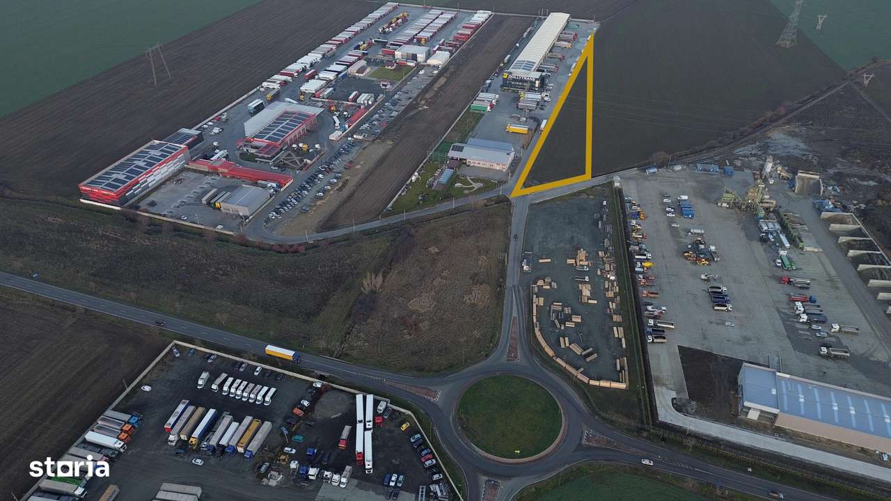 Teren Extravilan 10.200 mp – Zona Industriala Est Arad, Comision 0% - Imagine principală: 4/6
