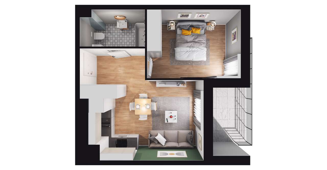 Kalaminta | mieszkanie 2-pok. | 14_ 4 - Pełny obrazek: 3/7