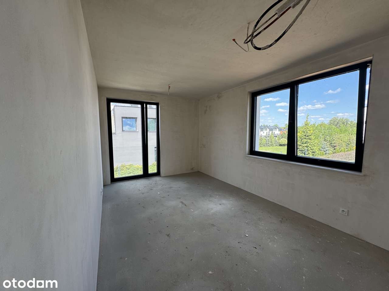 Nowoczesna przestrzeń, Segment z garażem i ogrodem - Wola Justowską-10