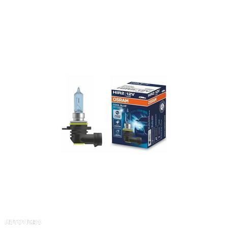 Bec auto halogen HIR1 (9011) OSRAM 12V; 55W; cool blue intense; 20% mai multa lumina; culoare temperatura 4200K; albastru; PX22D; 9012CBI, 1 buc - 1