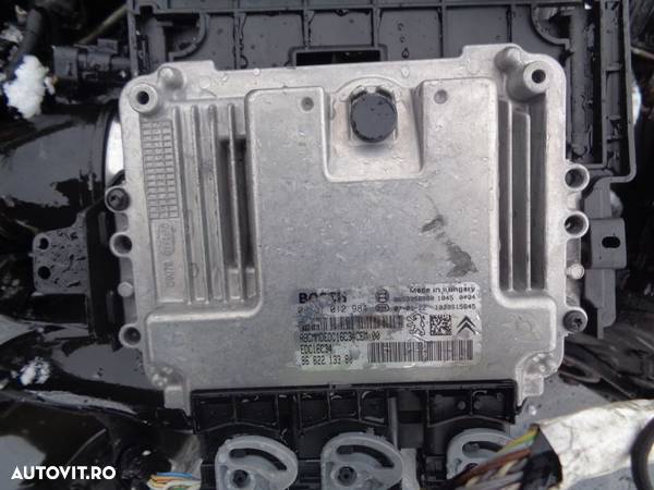 Vand Calculator Motor ECU Peugeot 407/307/Citroen C5 1.6 HDI 109CP 9HZ din 2006 cod:0281012984 - 1