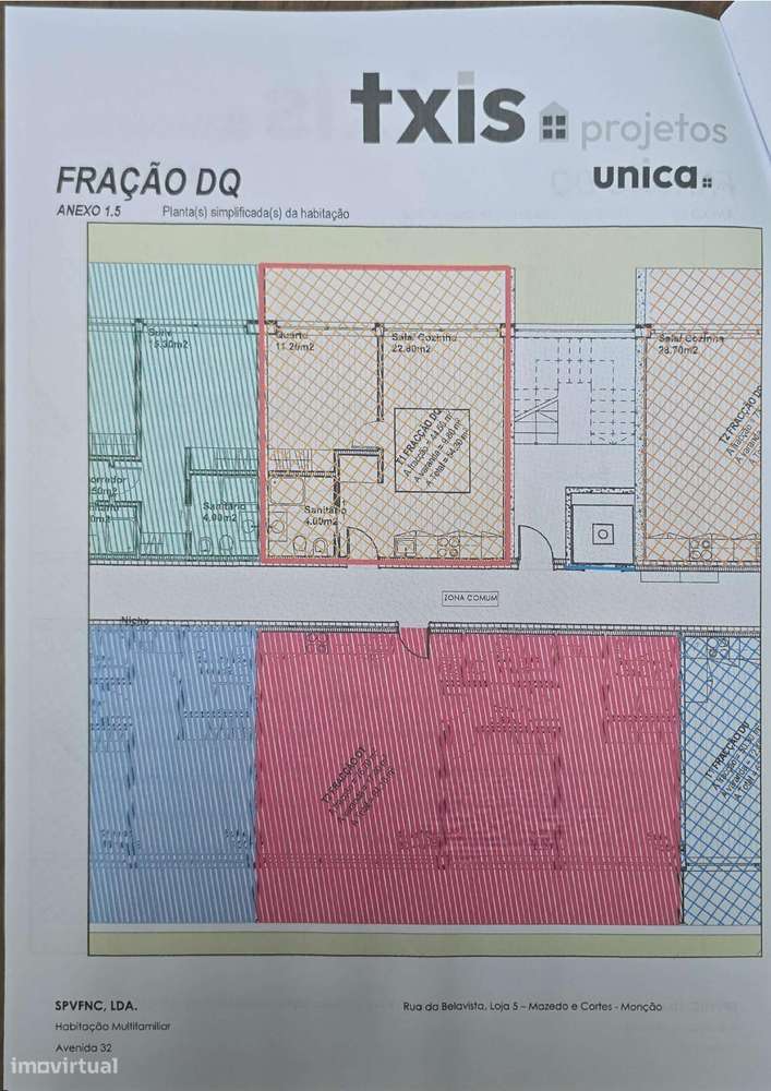 Apartamento T1 no Urban 32, condomínio fechado em Espinho, com...-19